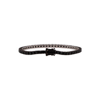 3MM BLACK DIAMOND TENNIS BRACELET