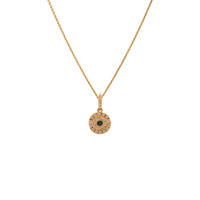 BABY DIAMOND EVIL EYE PENDANT