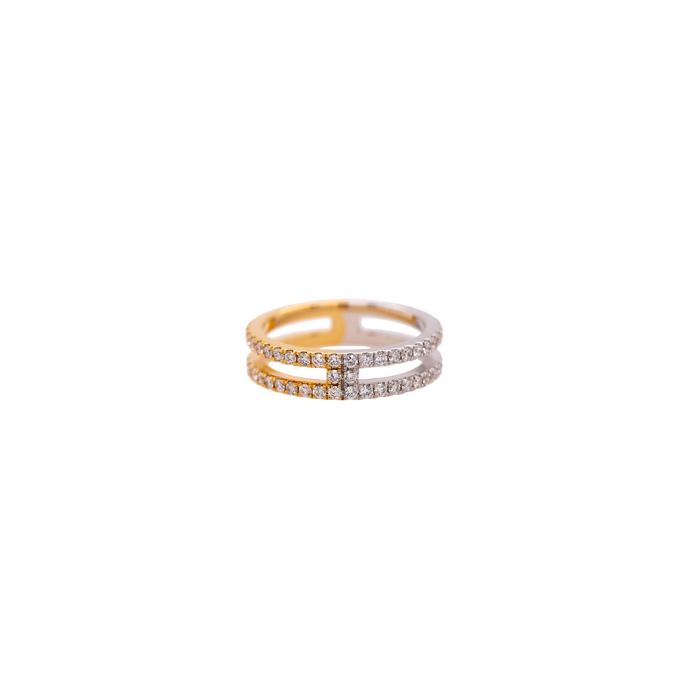 LUXE OPEN BAR DIAMOND ETERNITY RING