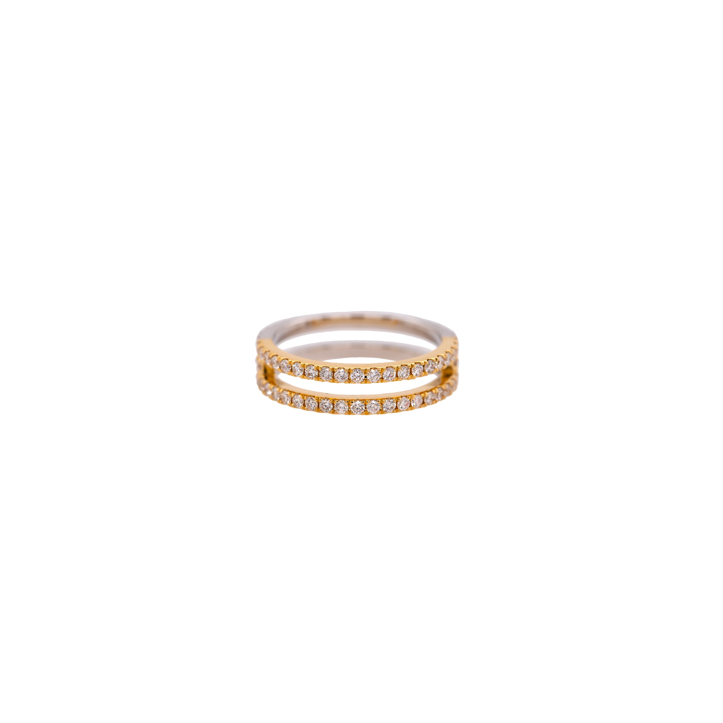 LUXE OPEN BAR DIAMOND ETERNITY RING