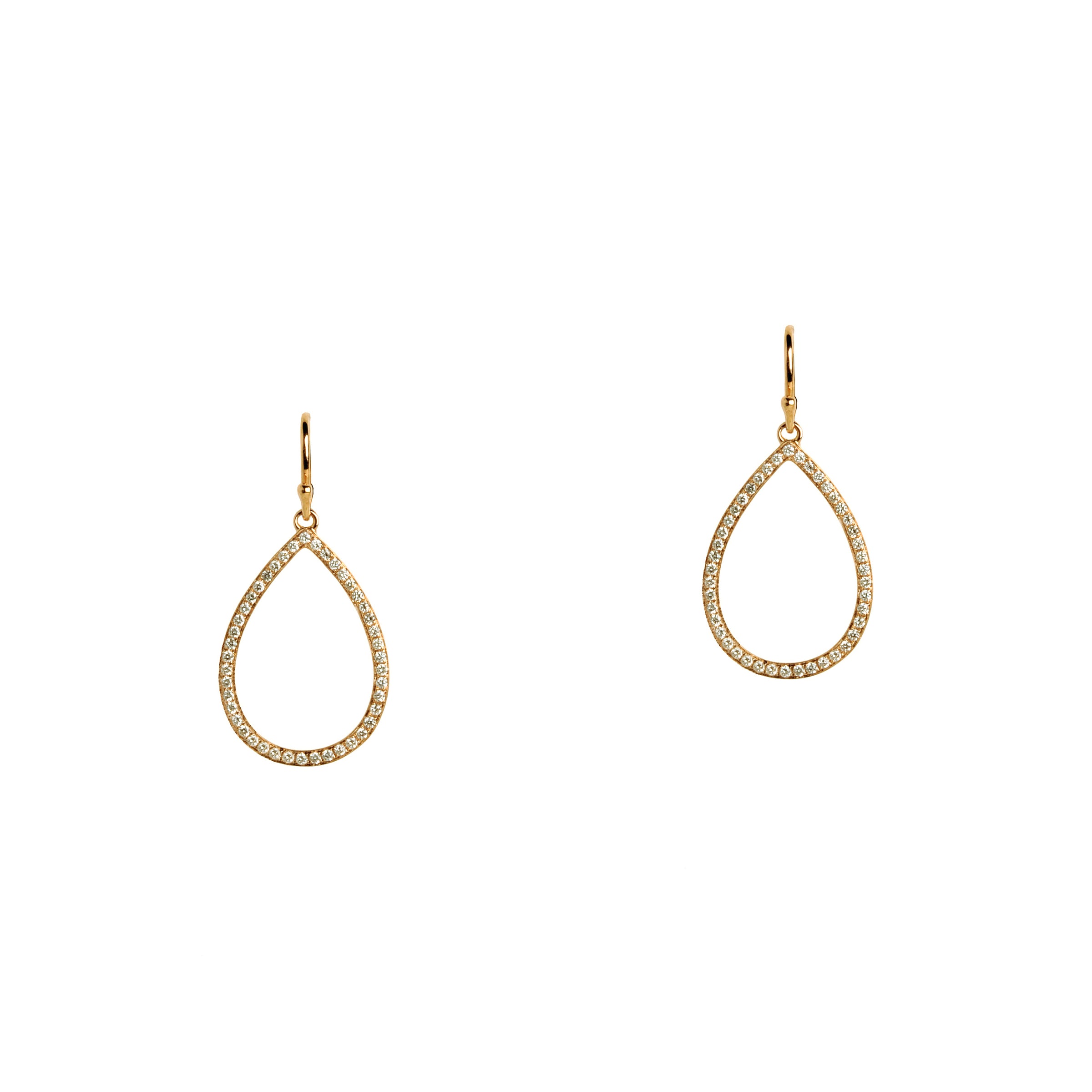 SMALL DIAMOND TEARDROPS - Bridget King Jewelry