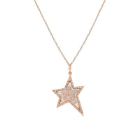MOTHER-OF-PEARL SHOOTING STAR PENDANT