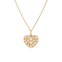 PEARL HEART PENDANT