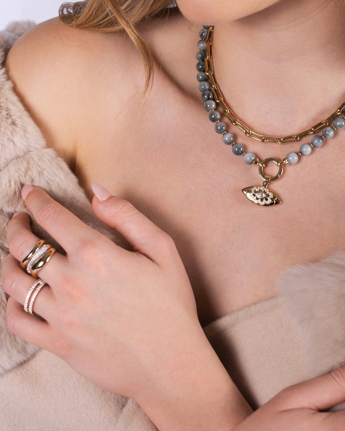 LUXE OPEN BAR DIAMOND RING