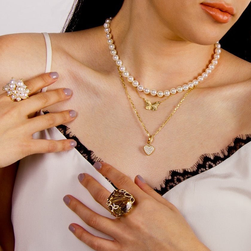 PAVÉ DIAMOND HEART LOCKET