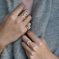 ALPHABET SIGNET RING