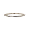 3mm Diamond Stretch Tennis Bracelet, 14K walk gold,  on a white background