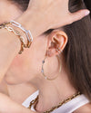 DIAMOND ENDLESS HOOPS 2"