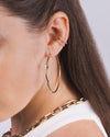 DIAMOND ENDLESS HOOPS 2"