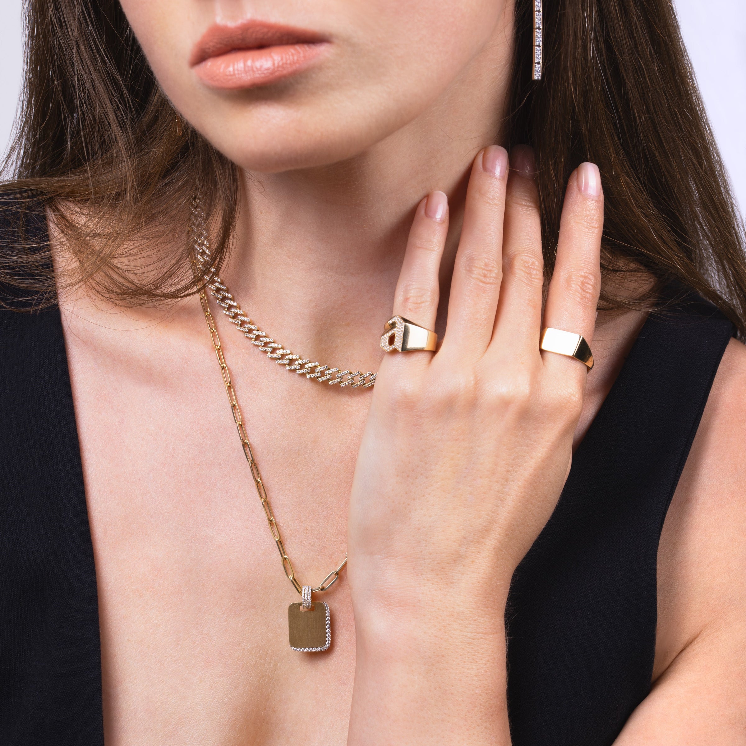 ALPHABET SIGNET RING