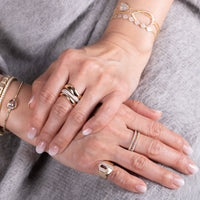 ALPHABET SIGNET RING