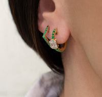 EMERALD ANGULAR HUGGIES