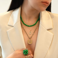 BURMESE JADE NECKLACE 18"