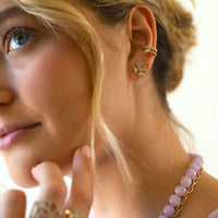 DIAMOND FLORAL STUDS