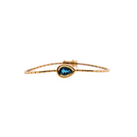 LONDON BLUE TOPAZ LIQUID TEARDROP BRACELET