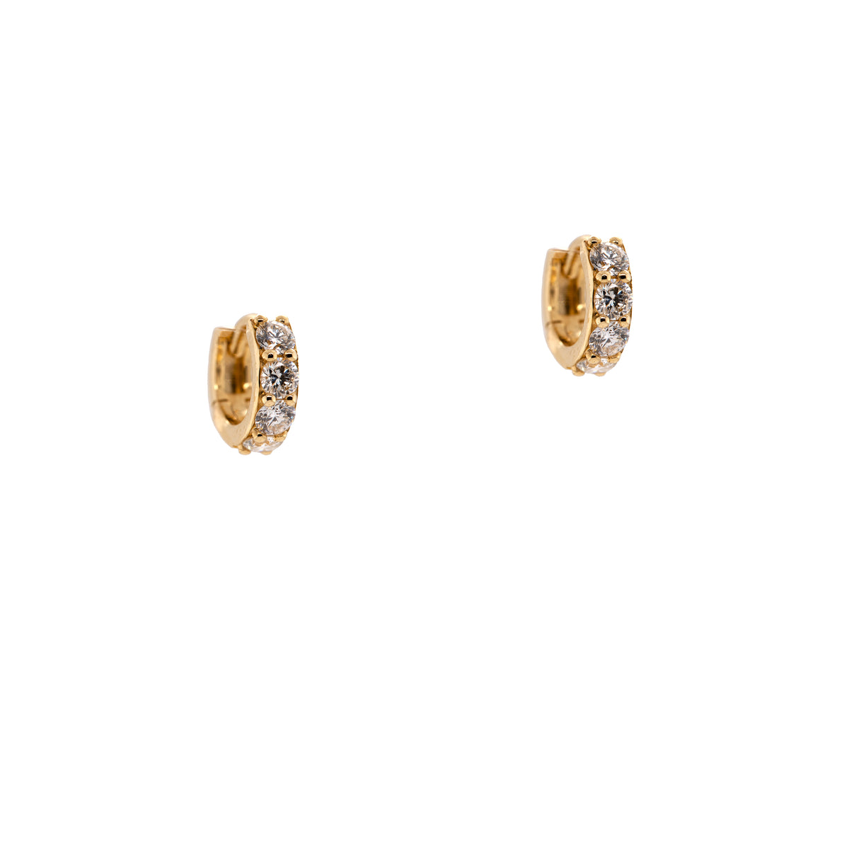 LUXE 8MM DIAMOND HUGGIES