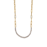DIAMOND ROW NECKLACE