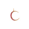 LARGE PINK SAPPHIRE CRESCENT PENDANT