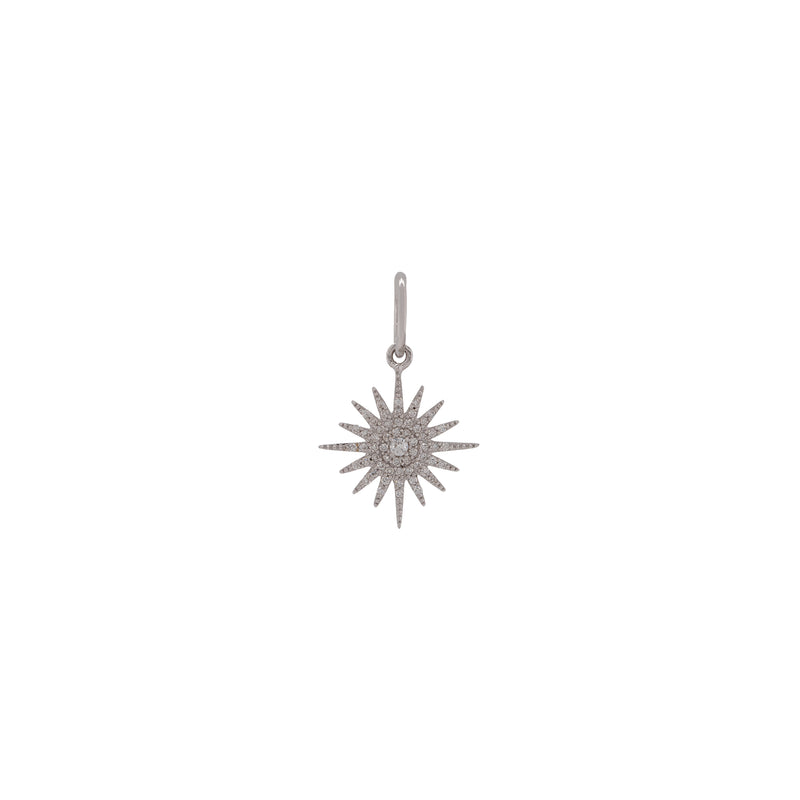 SMALL SUNBURST DIAMOND PENDANT