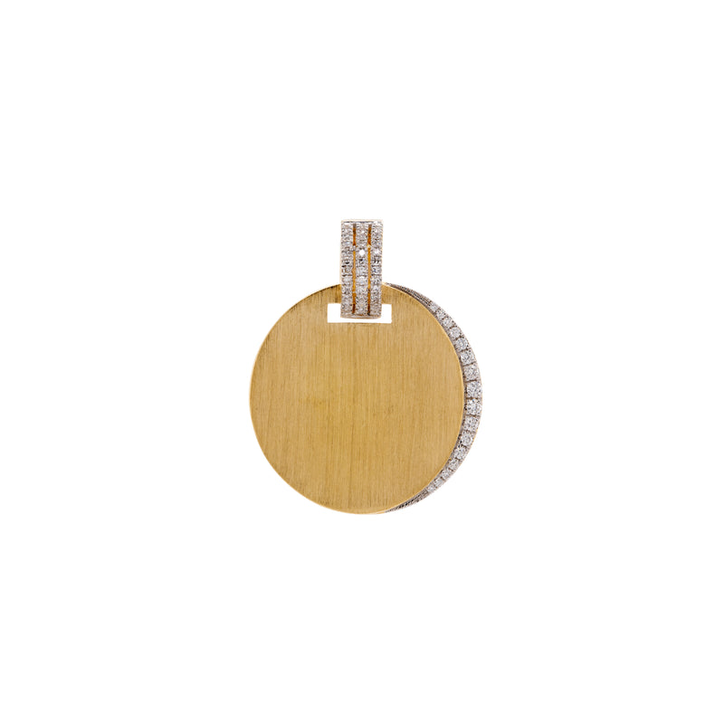 WHITE DIAMOND ECLIPSE PENDANT