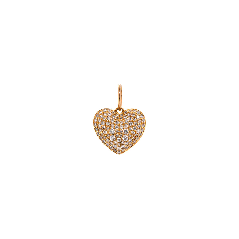 DOUBLE-SIDED PUFFY HEART PENDANT