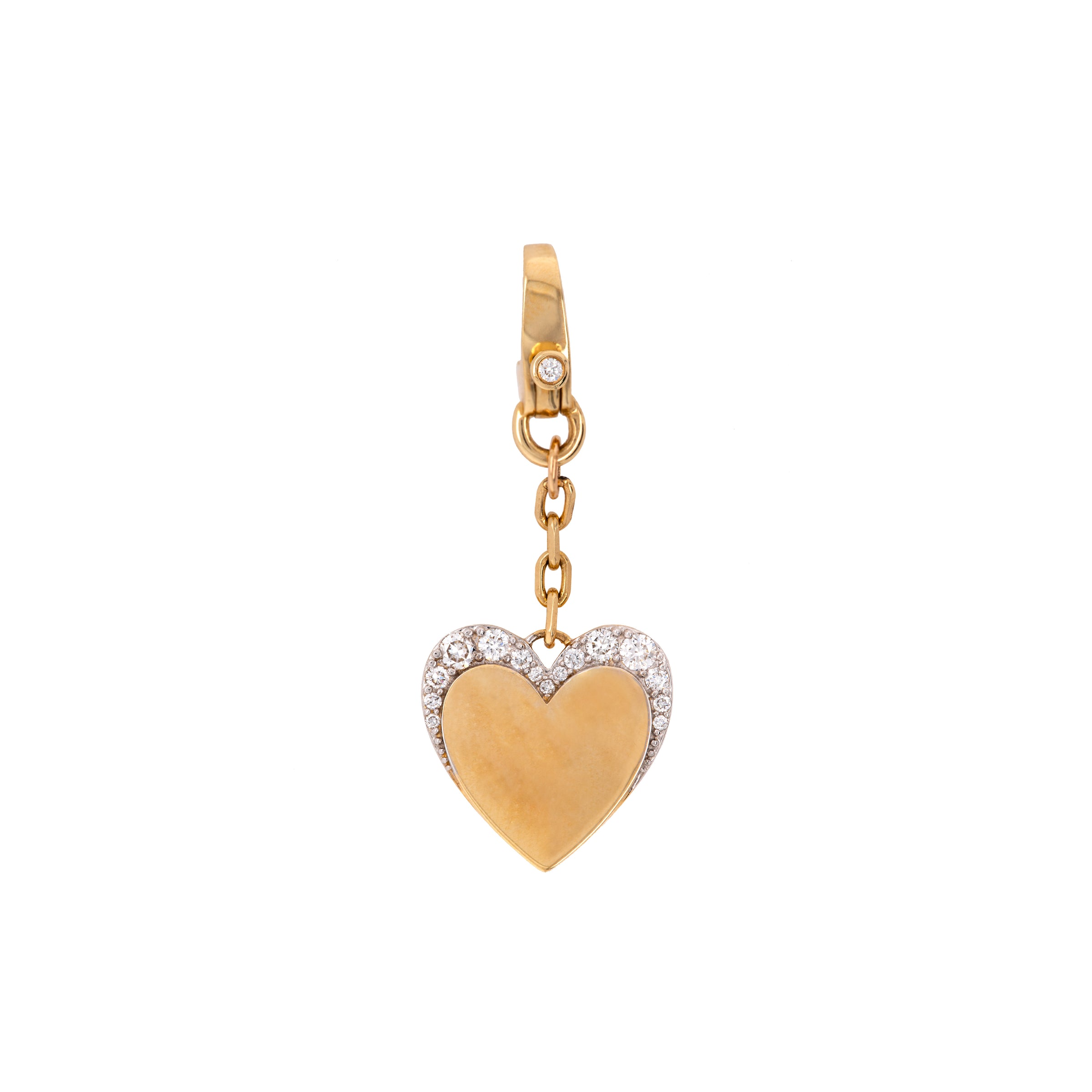 DIAMOND ECLIPSE HEART PENDANT
