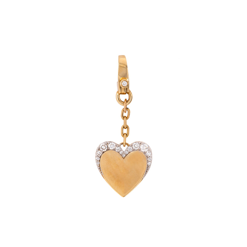 DIAMOND ECLIPSE HEART PENDANT