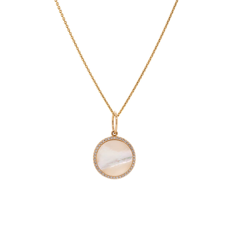 SMALL MOTHER-OF-PEARL MEDALLION