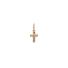 SMALL BAGUETTE DIAMOND CROSS