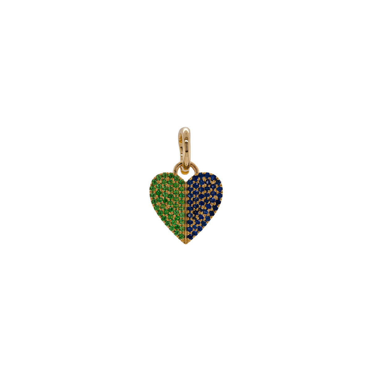 OCEANIC FOLDED HEART PENDANT
