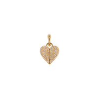 DIAMOND FOLDED HEART PENDANT