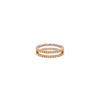 LUXE OPEN BAR DIAMOND ETERNITY RING