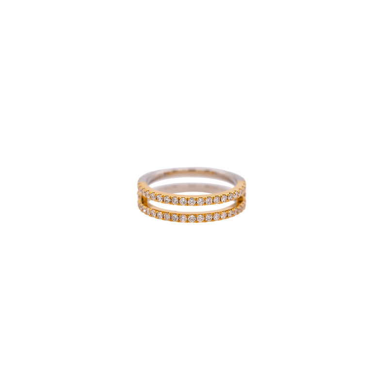 LUXE OPEN BAR DIAMOND ETERNITY RING