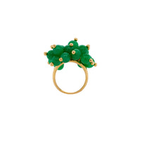 BURMESE JADE POM POM RING