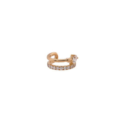 Galaxy Diamond Ear Cuff: A 14K gold diamond ear cuff.