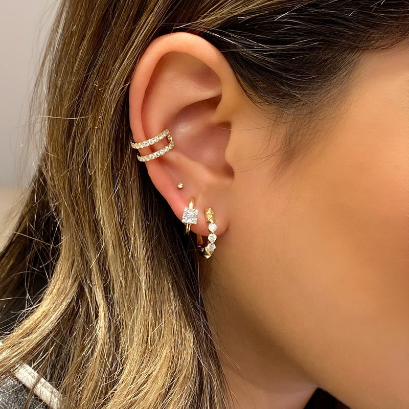 FLOATING ILLUSION HUGGIES – Bridget King Jewelry