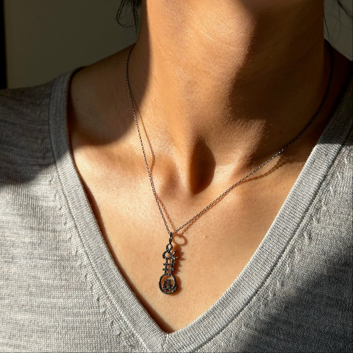 MINI LINK 16" - 18" ADJUSTABLE CHAIN, SILVER