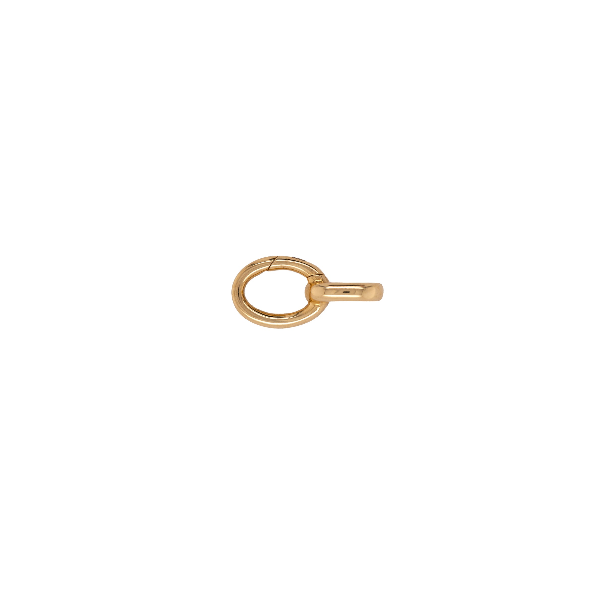 Oval Charm Clasp on a white background