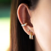 BAGUETTE DIAMOND EAR CUFF