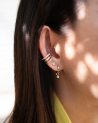 DECO DIAMOND EAR CUFF