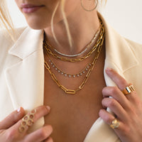 DIAMOND PETAL NECKLACE