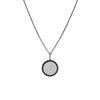 ROUND BLACK DIAMOND PENDANT
