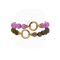 The Labradorite Bracelet and Kunzite Bracelet