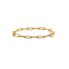 Gold chain bracelet, Timeless Bracelet , on a white background