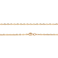 Yellow Gold Long Link Chain 28 inch