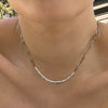DIAMOND ROW NECKLACE