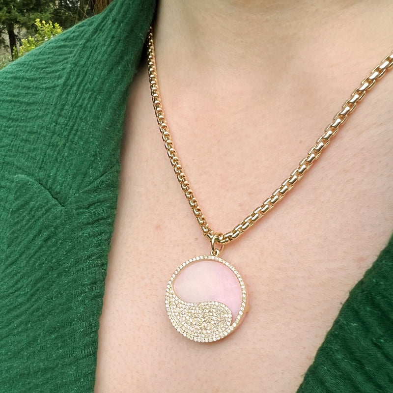 PINK OPAL BALANCE MEDALLION