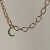 OVAL LINK CHARM BRACELET
