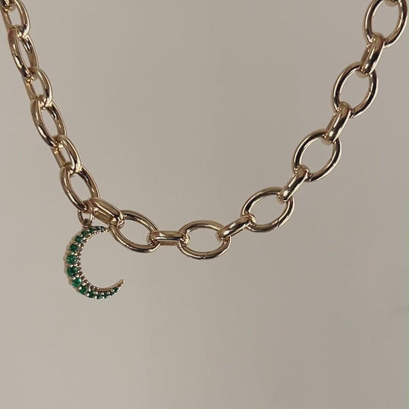 OVAL LINK CHARM BRACELET