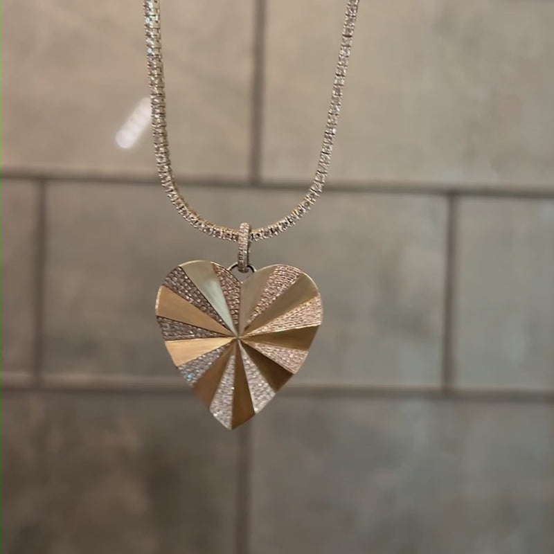 SPIRAL HEART PENDANT